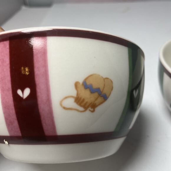 2 Pfaltzgraff Snow Bear Deep Soup/Cereal Bowls 5 1/2" x 3" Christmas Winter Fun - Picture 4 of 7